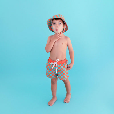 Gigi and Max Swim Shorts: Spencer Checks