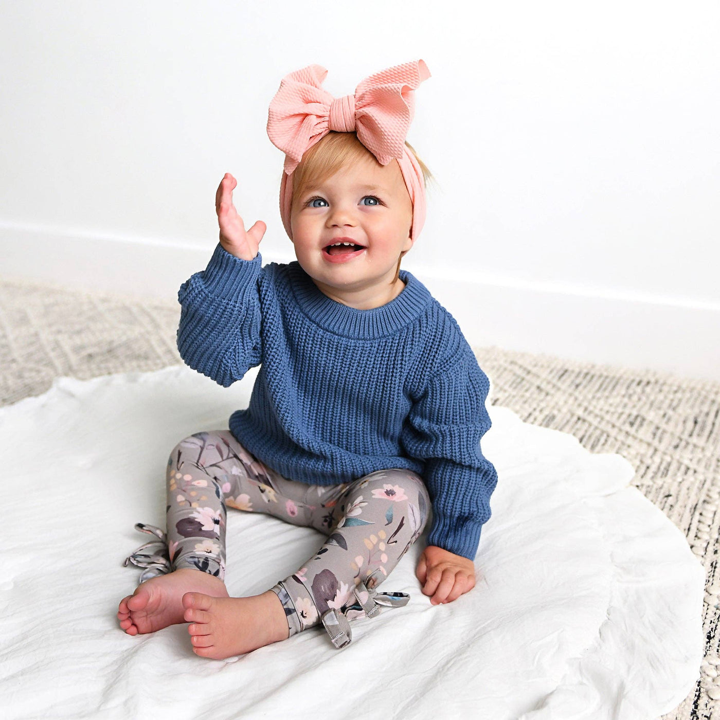 Gigi and Max Sweater: Steel Blue