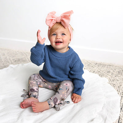 Gigi and Max Sweater: Steel Blue