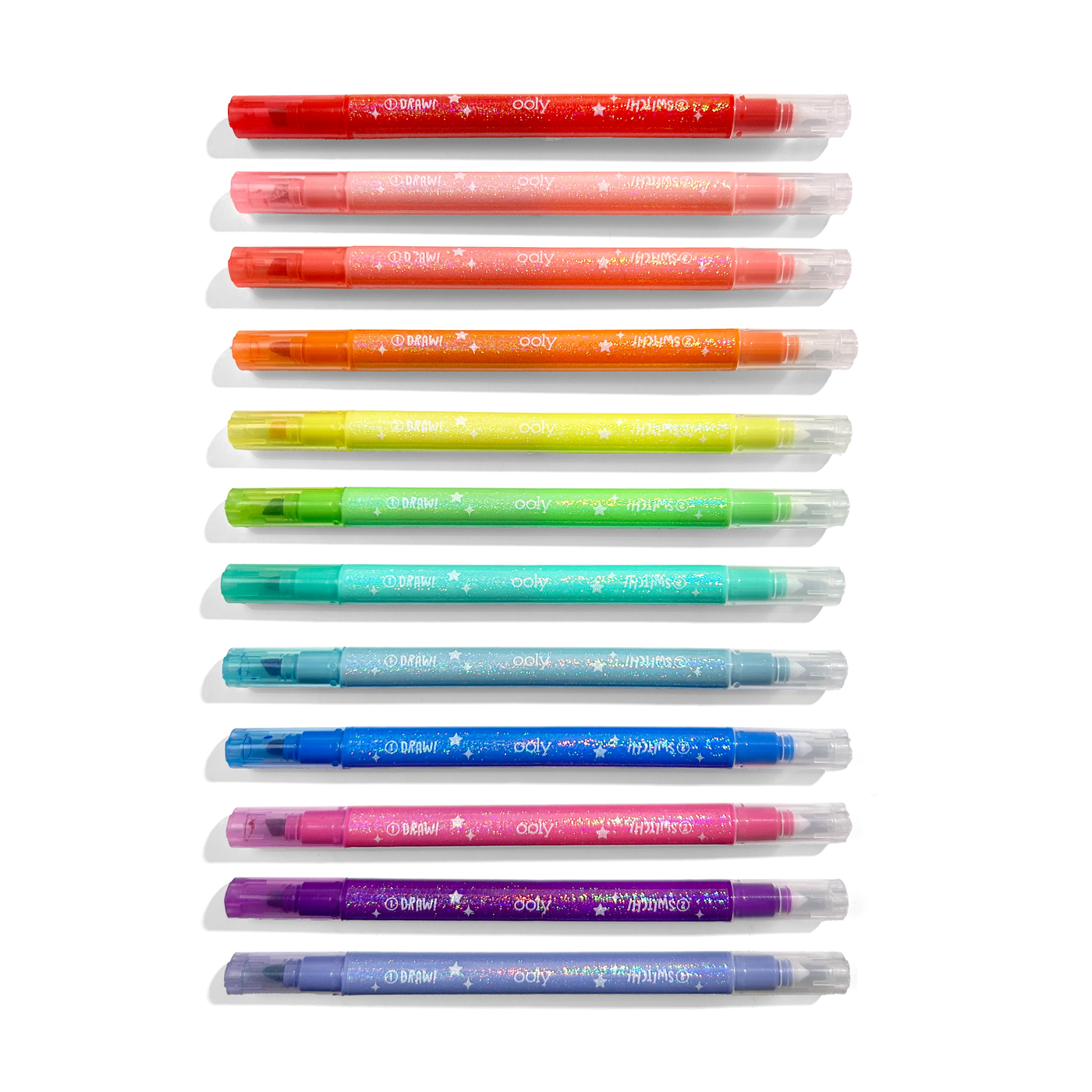 OOLY: Switch-Eroo Sparkle Glittery Color Changing Markers