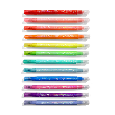 OOLY: Switch-Eroo Sparkle Glittery Color Changing Markers