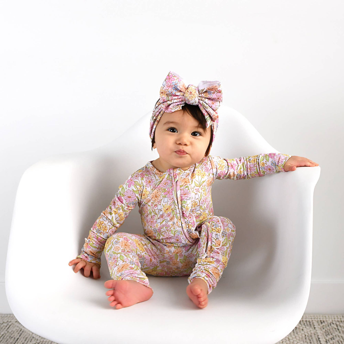 Gigi and Max Ruffle Zip: Kennedy Floral