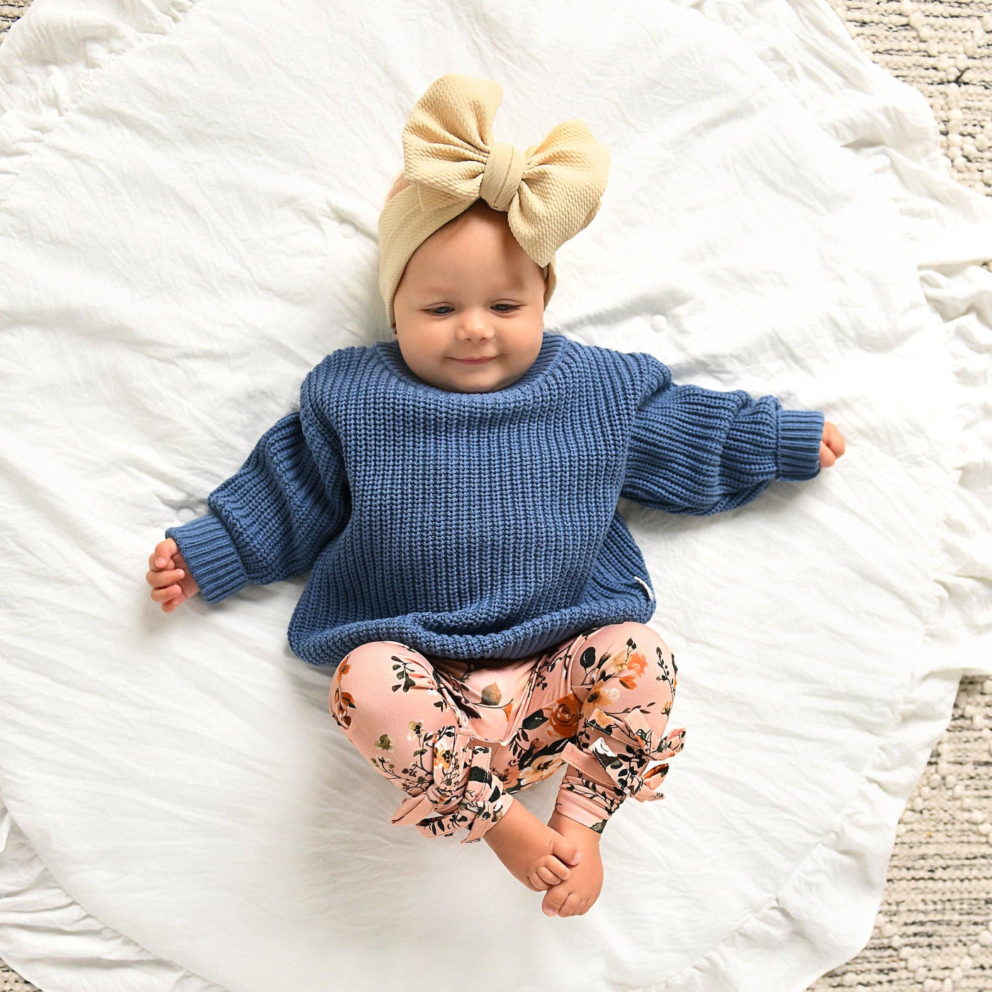 Gigi and Max Sweater: Steel Blue