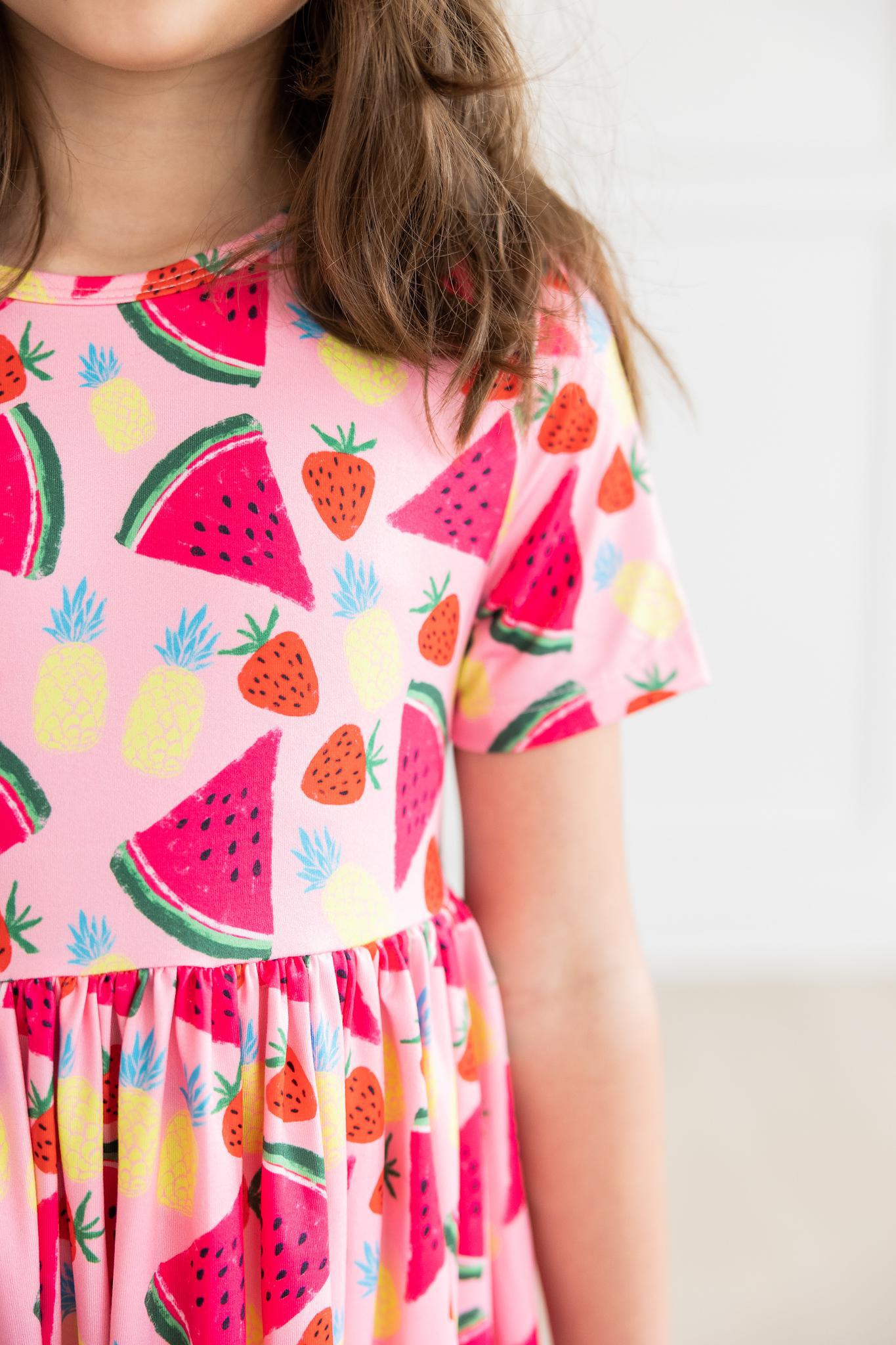 Mila & Rose:  Watermelon Wonder S/S Pocket Twirl Dress SHIPS SEPARATELY