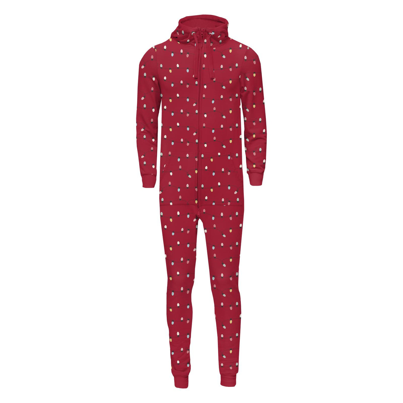 Kickee Pants Adult Fleece Jumpsuit w/hood