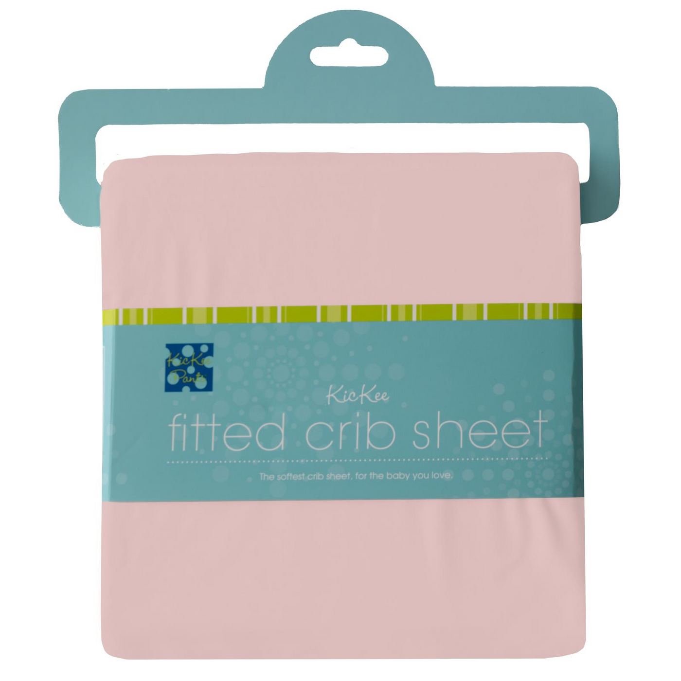 Kickee Pants Fitted Crib Sheet: Solid Baby Rose