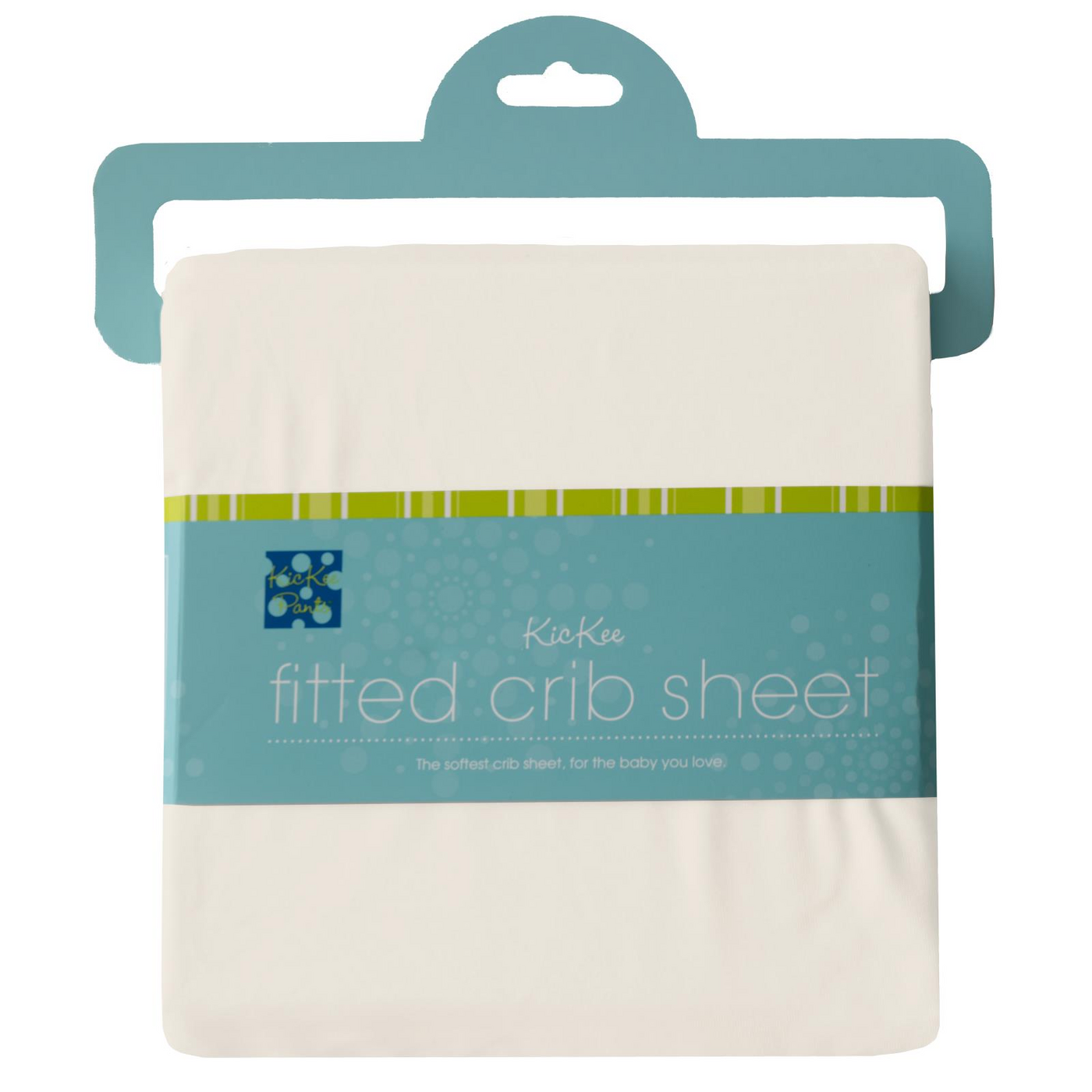 Kickee Pants Fitted Crib Sheet: Solid Natural