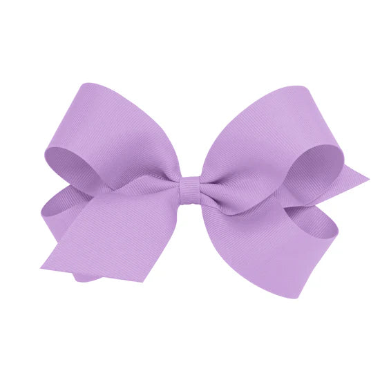Wee Ones Classic Grosgrain Hair Bow: Light Orchid