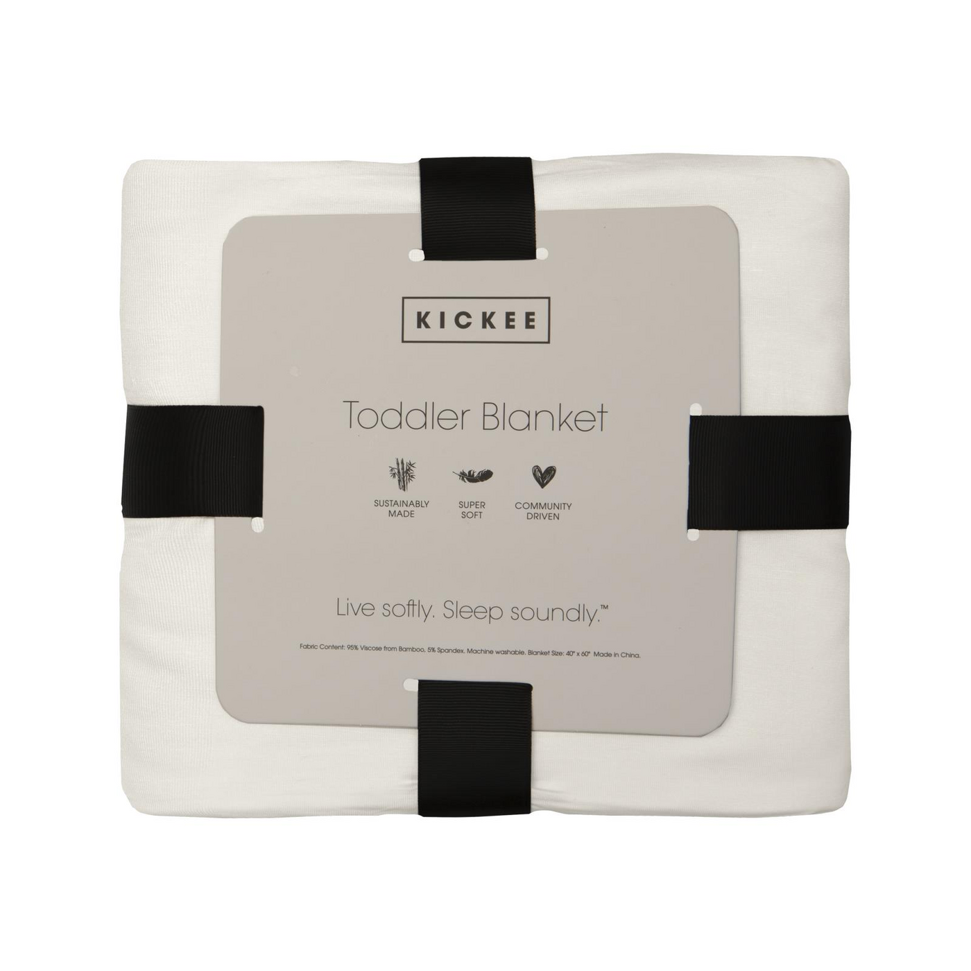 Kickee Pant Toddler Blanket: Spring Sky Tornado