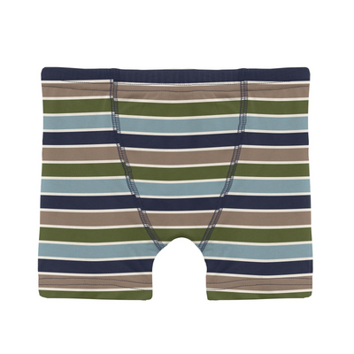 Kickee Pants Boxer Brief Set of 3: Pesto Football, Stormy Sea & Fall Vibes Stripe