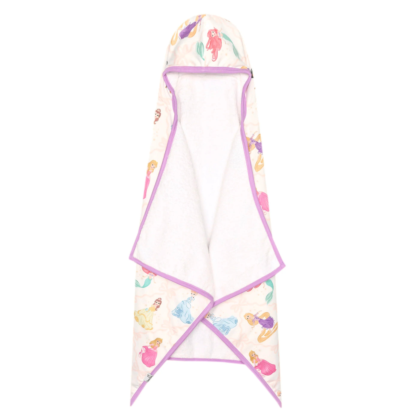 Copper Pearl Big Kid Hooded Towel: Disney Princess (50x29.5)