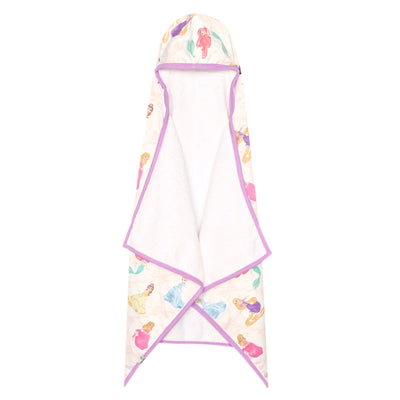 Copper Pearl Big Kid Hooded Towel: Disney Princess (50x29.5)