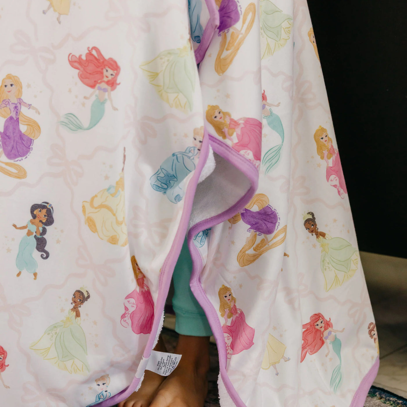 Copper Pearl Big Kid Hooded Towel: Disney Princess (50x29.5)