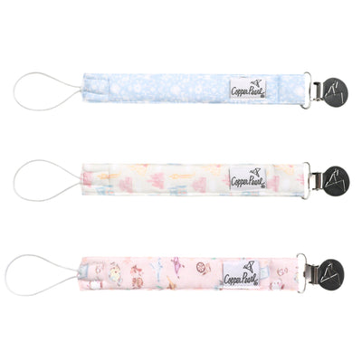 Copper Pearl Disney Princess Binky Clip Set (3-Pack)