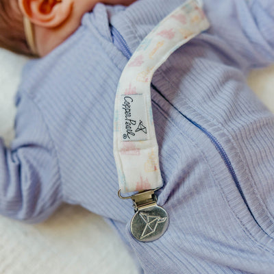 Copper Pearl Disney Princess Binky Clip Set (3-Pack)