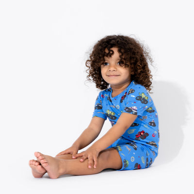 Bellabu Bear Short Pajama Set: Blaze and the Monster Machines