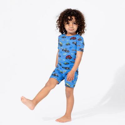 Bellabu Bear Short Pajama Set: Blaze and the Monster Machines