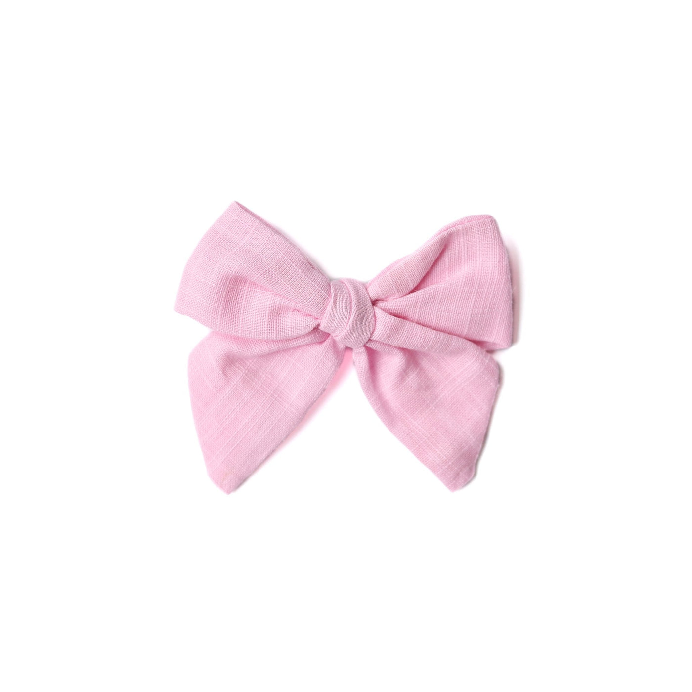 Little Lopers Vintage Linen Darling Bows: Carnation