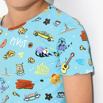 Bellabu Bear Pajama Short Set: Central Perk FRIENDS