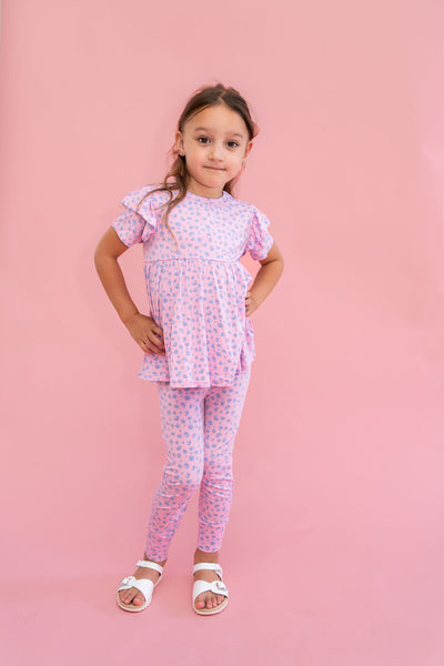 Laree + Co: Lillian Leopard Bamboo Peplum