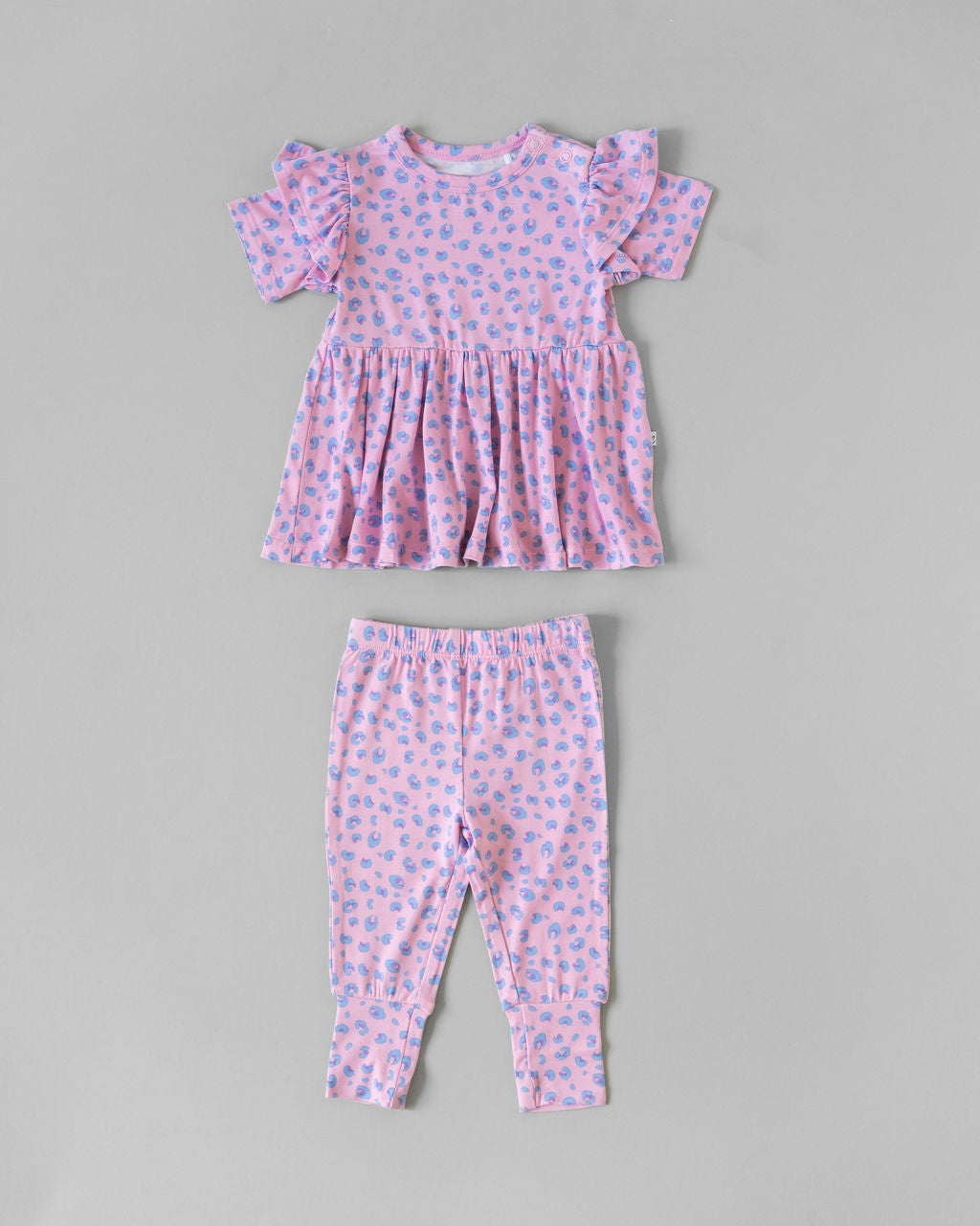 Laree + Co: Lillian Leopard Bamboo Peplum