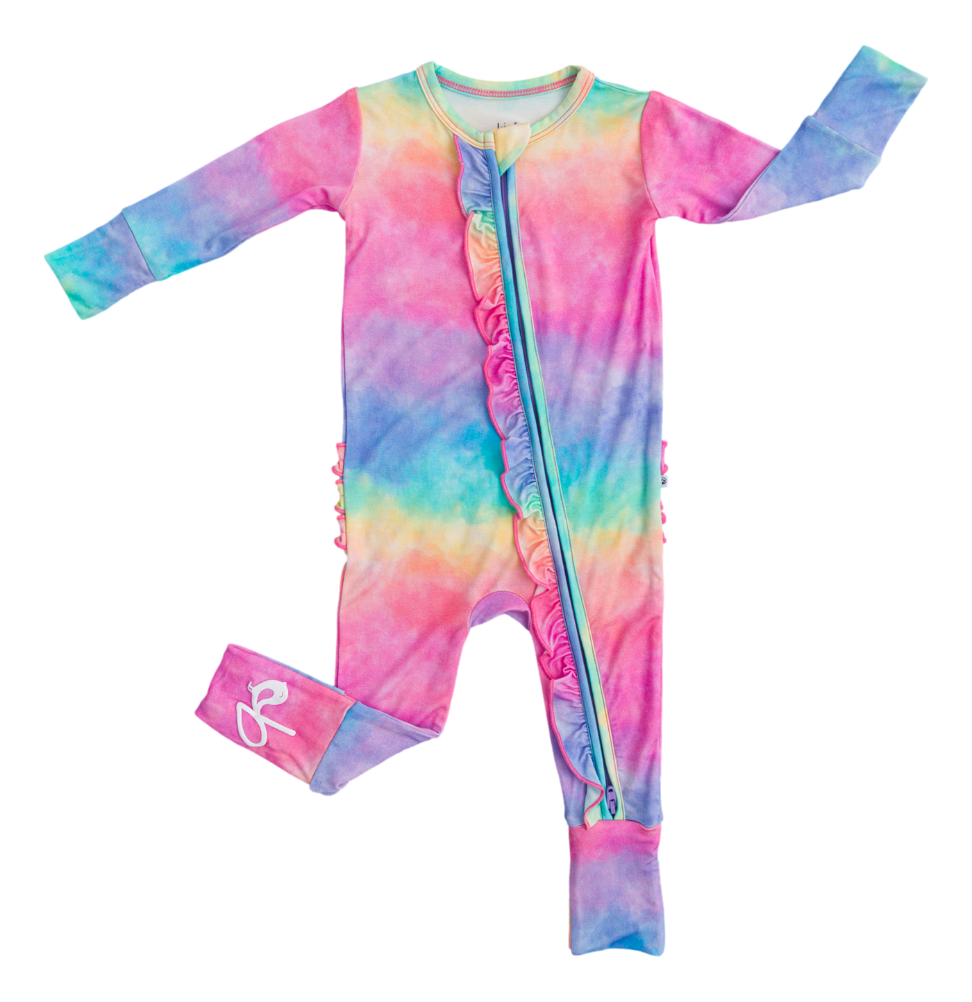 Birdie Bean Ruffle Convertible Romper: Jemma