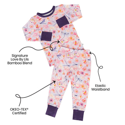 Laree + Co: Elmerial Bamboo 2-Piece Long Sleeve Set