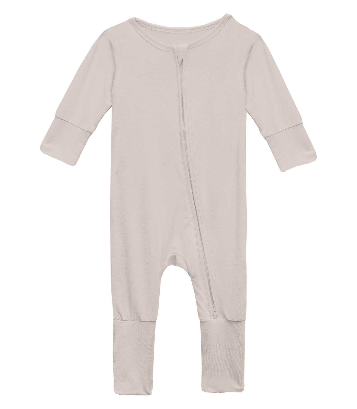 Kickee Pants Convertible Coverall: Solid Latte