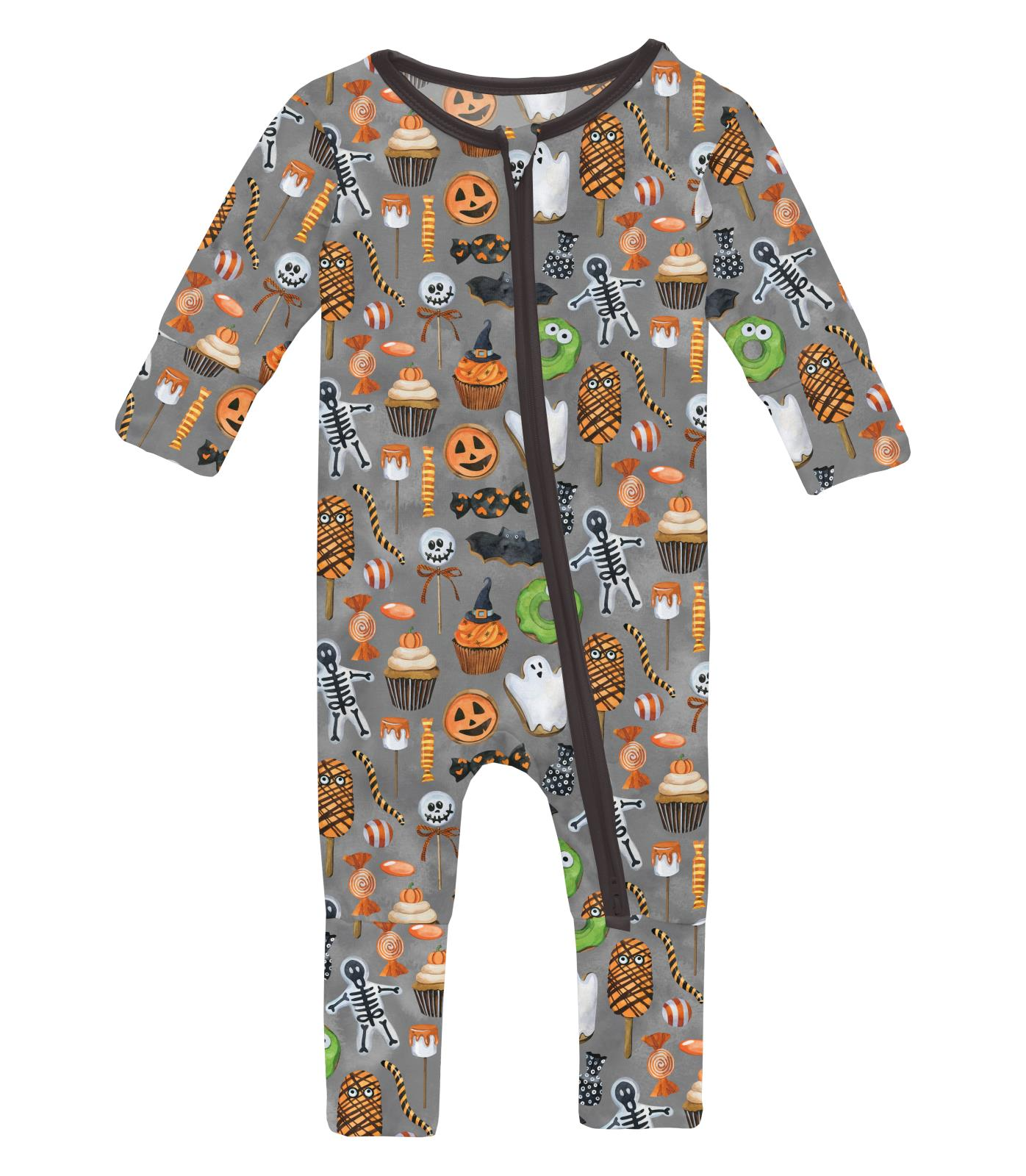 Kickee Pants Convertible Coverall: Halloween Treats