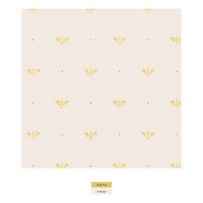 Kickee Pants Footie with 2 Way Zipper: Gold Bees