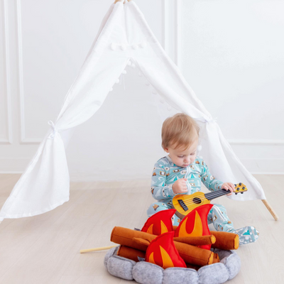 Kickee Pants Footie with 2 Way Zipper: Jade Campfire