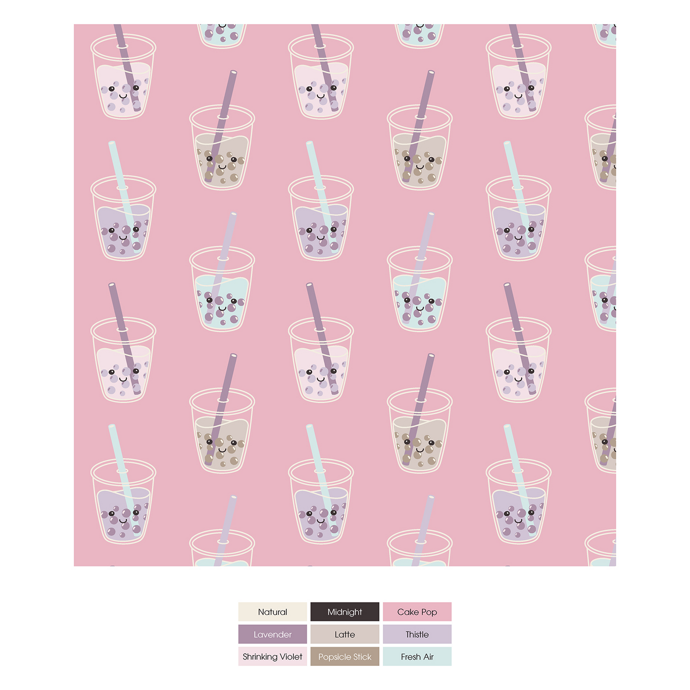 Kickee Pants Footie with 2 Way Zipper: Cake Pop Boba