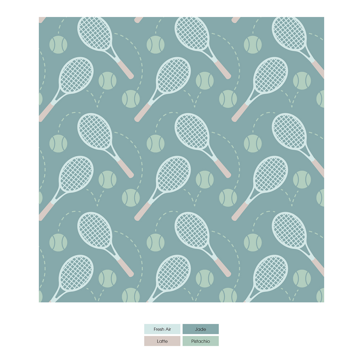 Kickee Pants Footie with 2 Way Zipper: Jade Tennis