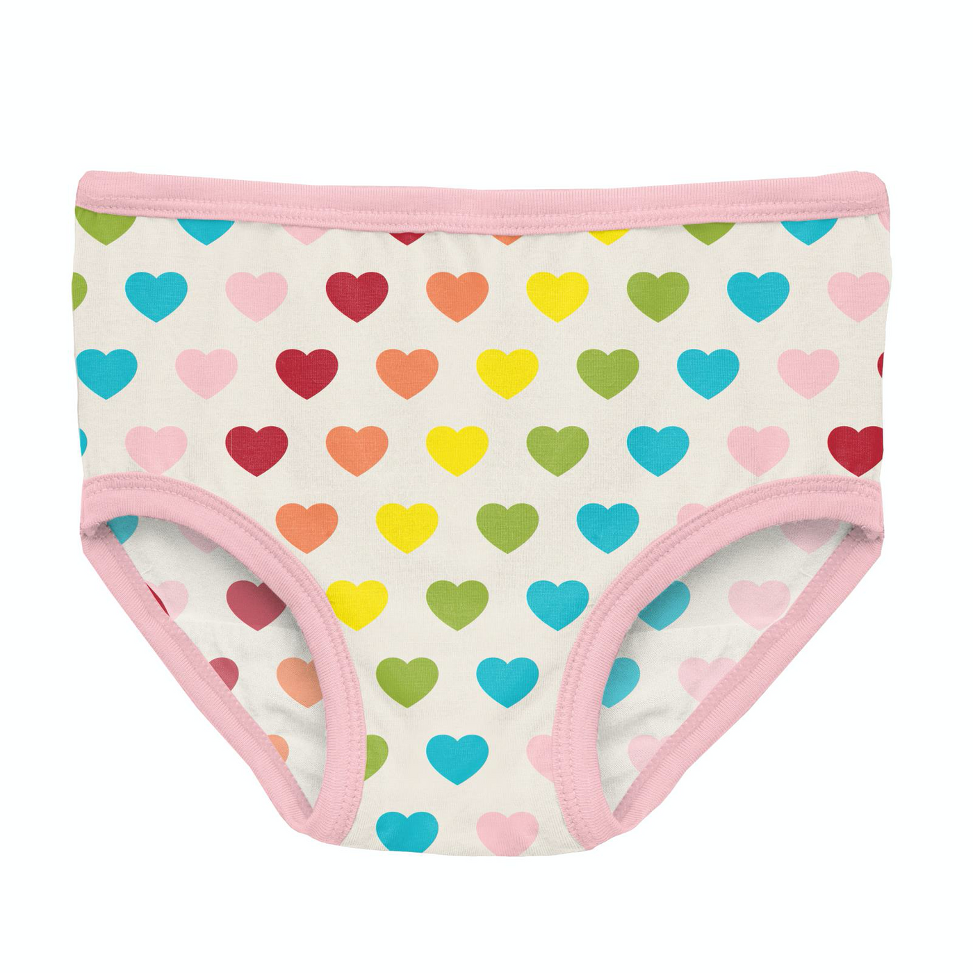 Kickee Pants Girl's Underwear: Rainbow Hearts