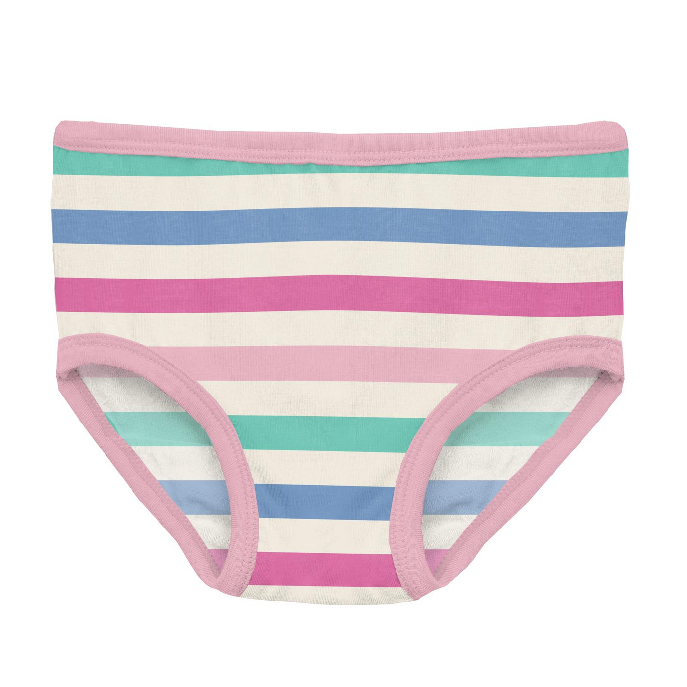 Kickee Pants Girl's Underwear: Skip To My Lou Stripe