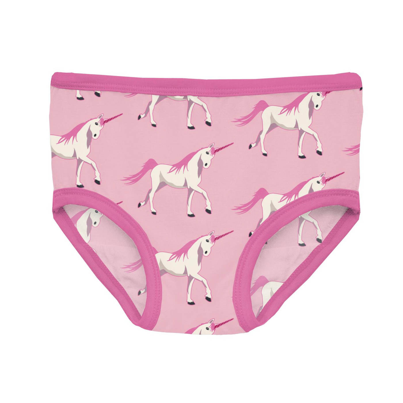 Kickee Pants Girl's Underwear: Cake Pop Prancing Unicorn – Bellies