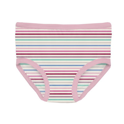 Kickee Pants Girls Underwear: Make Believe Stripe