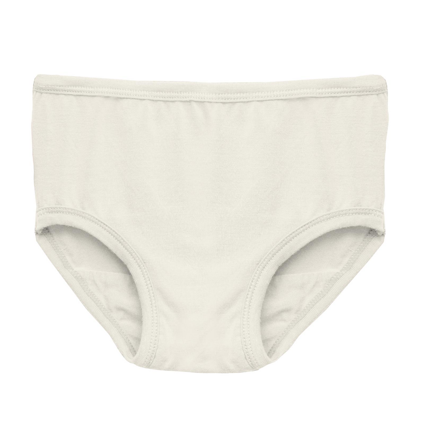 Kickee Pants Girl's Underwear Set of 3: Solid Natural