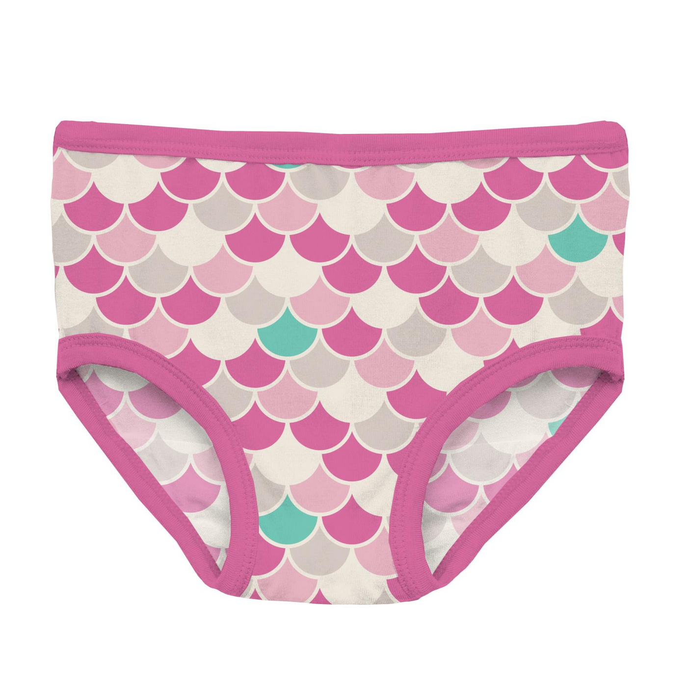 Kickee Pants Girl's Underwear Set of 3: Tulip Scales, Tulip & Natural Little Bo Peep