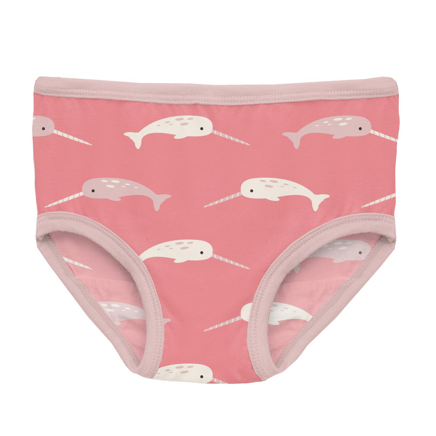 Kickee Pants Girl's Underwear: Strawberry Narwhal