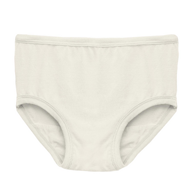 Kickee Pants Girl's Underwear Set of 3: Cake Pop Swan Princess, Natural, Tulip Johnny Appleseed