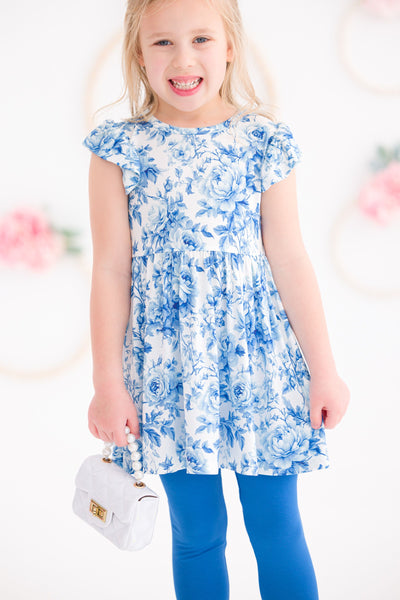 Birdie Bean Peplum Set: Iris