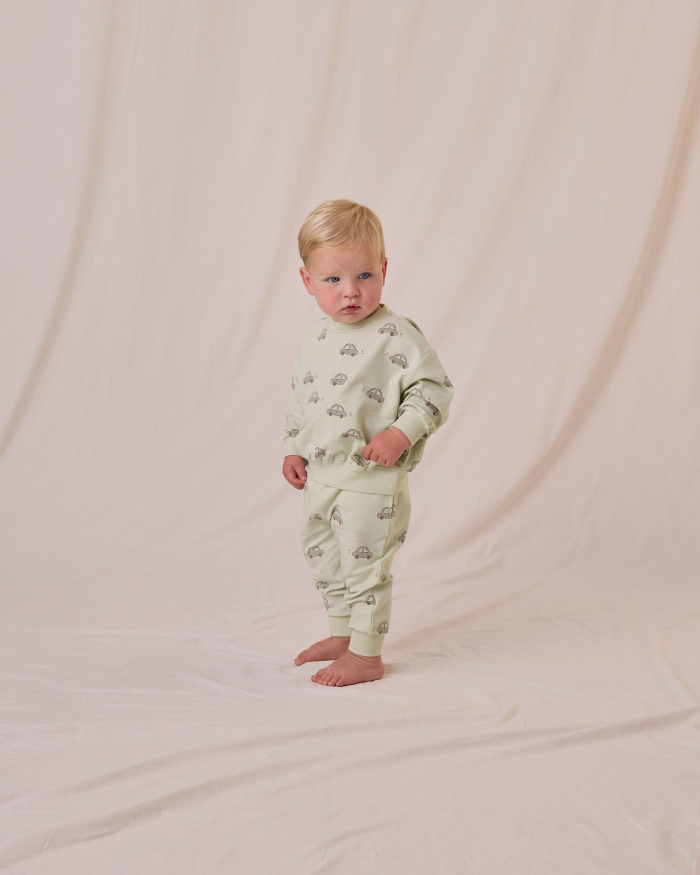 Quincy Mae Relaxed Sweatpant: Cars