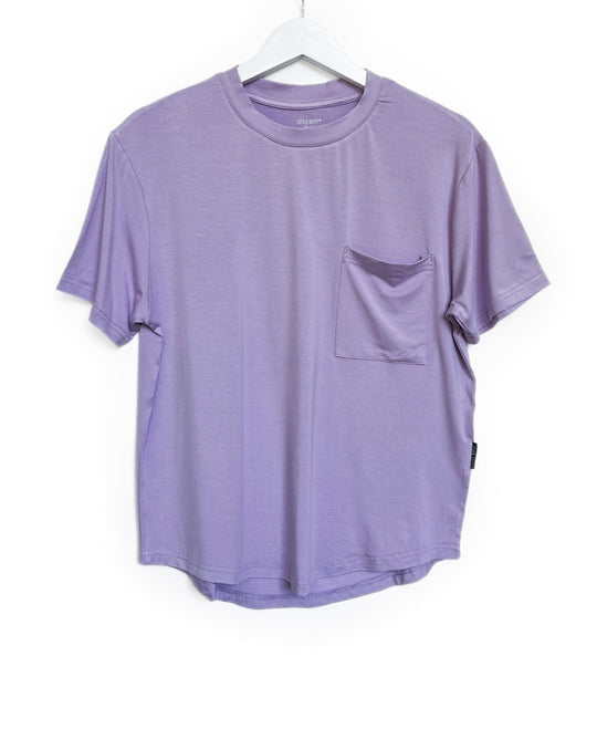 Little Bipsy Adult Neon Distressed Tee: Lilac