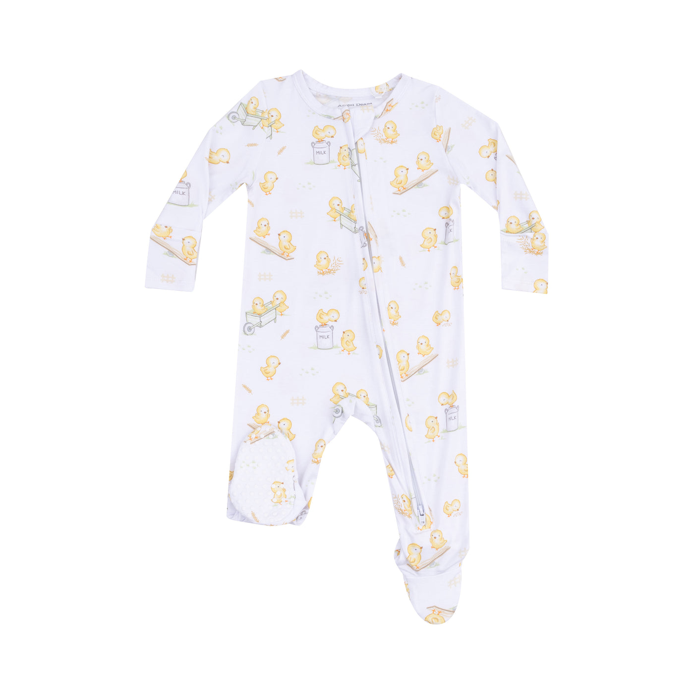 Angel Dear 2 Way Zipper Footie: Baby Chicks
