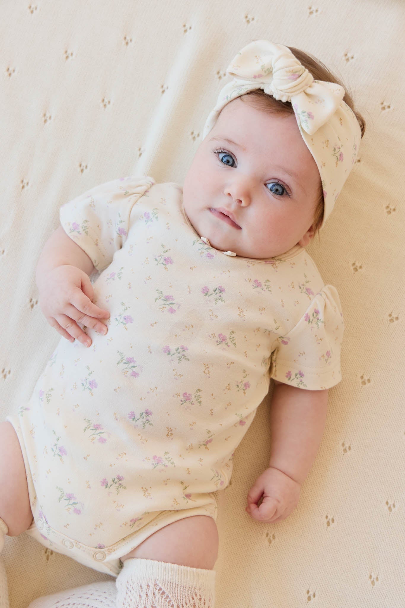 Jamie Kay Cap Sleeve Bodysuit: Thelma Orchid