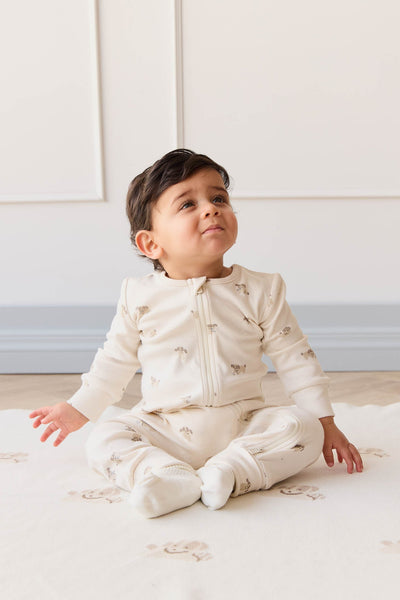 Jamie Kay Zip Onepiece: Sasha Puppy Tofu