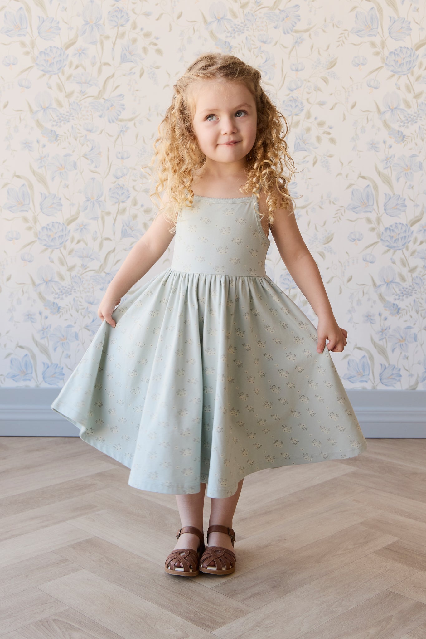 Jamie Kay Samantha Dress: Rose Floral Smoke