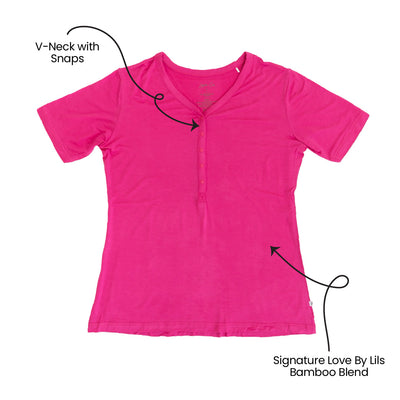 Laree + Co: Journee Bamboo Women's Lounge Top