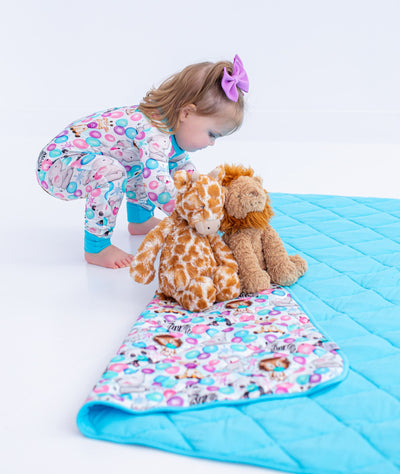 Birdie Bean Toddler Quilt Blanket: Zuri
